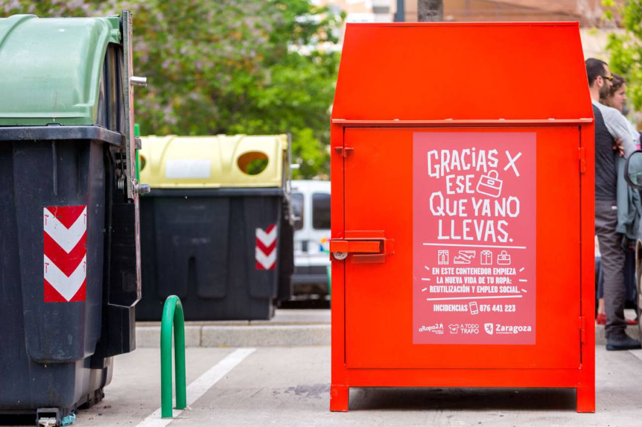 Todo Trapo y Tinser instalarán 200 contenedores las calles de Zaragoza para el reciclaje de ropa - AREI